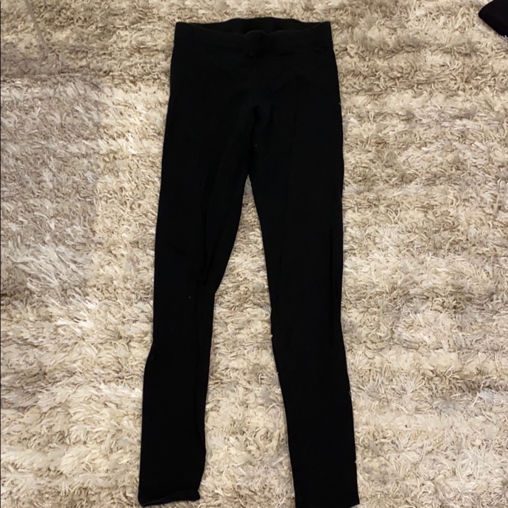 Pink cotton leggings